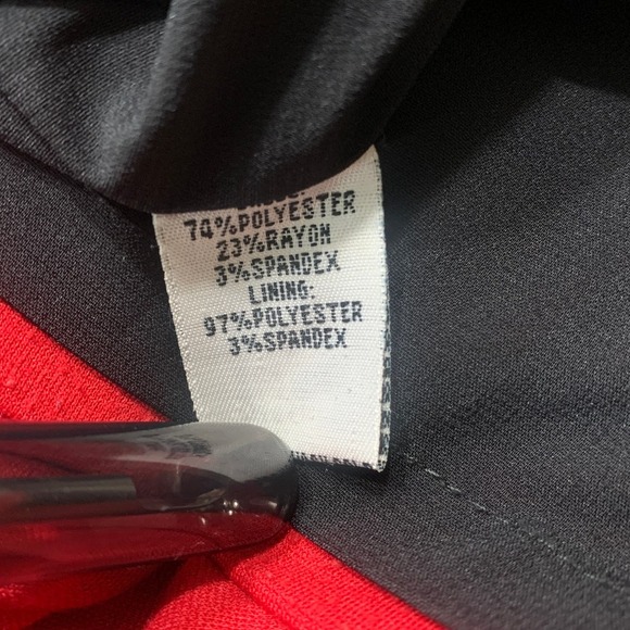 Kenneth Cole Vibrant Red Empire Fitted Dress Size 0 - Picture 7 of 7